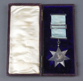 A Masonic Scottish Constitution metal jewel - St Mary's Lodge no.76 Centenary 1857, cased