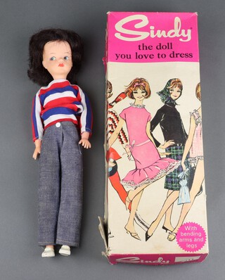 Pedigree Toys, a 1965 Sindy Doll in Weekender's Outfit, boxed, 29cm 