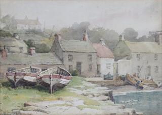 Walter Eastwood (British 1867-1943), watercolour signed, label on verso "Moelfre Bay Anglesey" 25cm x 35cm 