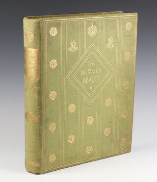 Williamson, F Harcourt. The Book Of Beauty Edition De luxe bound in gilt and light green cloth, Hutchinson & Co London 1902, No 222 of 300 signed and dated 2nd December 1902, Folio