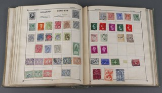 A Triumph stamp album of GB and world stamps Edward VII to George VI, Germany, German Alliance, Dutch Indies, Hungary, USA, India, Hungary 