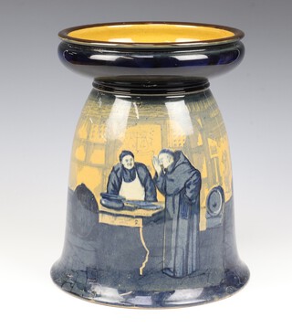 A Royal Doulton Series Ware Noke spittoon "Monks in the Cellar" no.D2385 30cm  