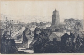 **Joseph Webb (British 1908-1962) etching  signed, townscape 21-33 **Please note: Artist's Re-sale Rights may be payable on this lot