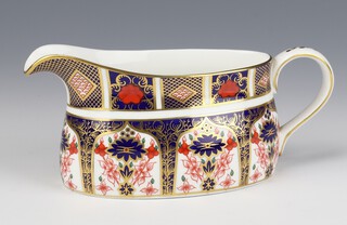 A Royal Crown Derby Old Imari sauce boat 1128LX1 18cm 