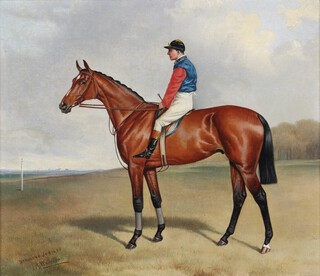 Alfred Wheeler (British 1852-1932), oil on canvas signed and inscribed "Diamond Jubilee", equestrian study 29cm x 35cm 