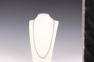 A 9ct yellow gold necklace, 60cm, 23.6 grams 