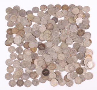 A quantity of pre-1947 Australian and South African threepenny bits, 354 grams 