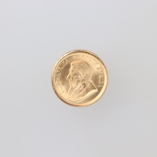 A one tenth of a gold Krugerrand 1988 