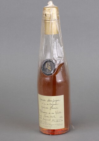 A 35cl bottle of Ragnaud Sabourin Grand Champagne cognac, with original cellophane wrapping 