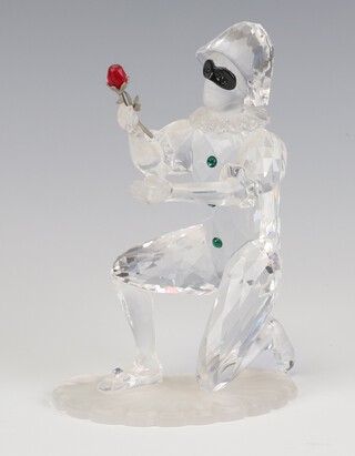A Swarovski Crystal  2001 Masquerade figure "Harlequin" 13cm, boxed