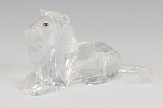 A Swarovski Crystal 1995 Annual Edition, African Inspired figure of a lion 6cm 