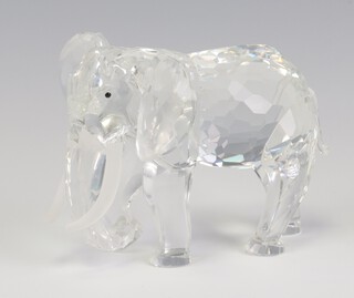 A Swarovski Crystal  1993 African Inspired figure of an elephant, boxed 