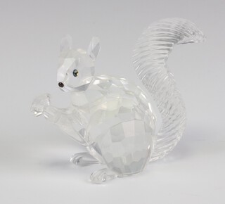 A Swarovski Crystal 10th Anniversary Edition figure of a squirrel 6cm 