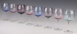 A set of 6 Waterford Marquis glass long stemmed glasses, boxed 