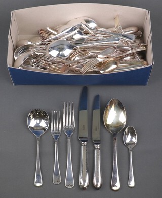 A quantity of silver plated cutlery 