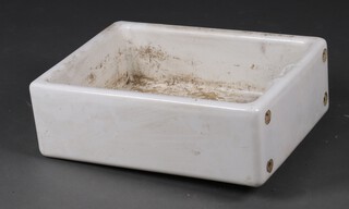 A rectangular butler's sink 20cm x 61cm x 44cm 