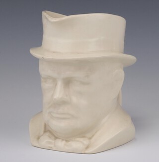 A J & G Meakin Winston Churchill character jug modelled by Frank A Potts with printed mark to base 15cm  