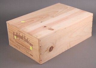 Twelve bottles of 2009 Chateau Bellefont-Belcier Grand Cru Classe Saint-Emilion red wine 