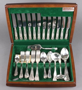 Butler, a canteen of silver plated cutlery for 6 