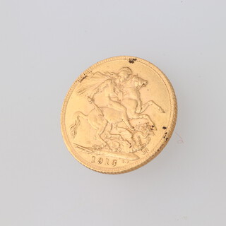 A George V sovereign 1913
