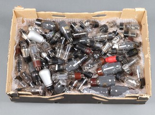 A large collection of unboxed valves of different manufactures, to include Mallard, GEC, some military (contained in 13 fruit boxes) 