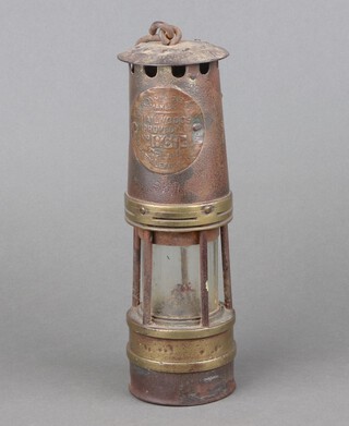 Ackroyd and Best Pipe Oib no.867 miners safety lamp