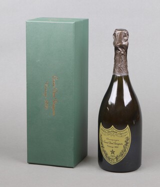 A bottle of 1990 Dom Perignon Vintage champagne, 75cl, 12.5% vol, boxed