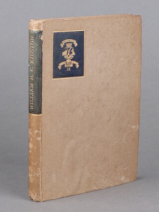 An in memoriam booklet dedicated to the life of Captain William Hamilton Campbell Kidston, containing memories from friends, family and soldiers, printed on parchment, from The 9th Argyle and Sutherland Highlanders, died of wounds in France 8th August 1917, bound in cloth and gilt, 8vo
