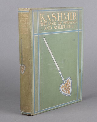 Pirie H.R. - Kashmir The Land of Streams and Solitude with 25 colour plates and 100 black and white illustrations, John Lane London 1909, bound in coloured cloth and gilt, 4to