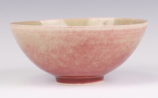 A 19th Century Chinese Sang de Boeuf bowl with Kangxi mark to base 13cm 
