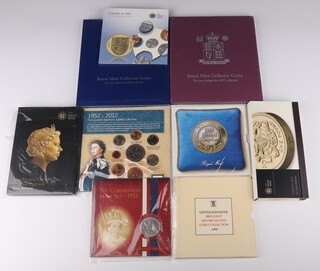 Two Royal Mint Collector Coin sets 2006, 2007, 2 uncirculated coin sets 1986 and 1988, 5 other sets 