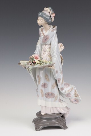 A Lladro figure Natures Gifts 5774 33cm 