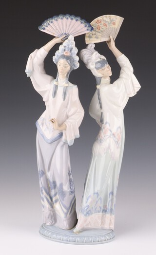A Lladro group "Singapore Dancers" 5754 39cm 