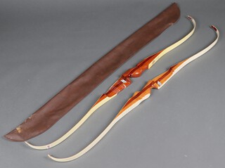 A 64" Reiver bow by Border Bows, together with 1 other bow marked Atlanta 71104 64" Starcraft Scotland 