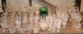 A quantity of Edwardian and later table glassware 