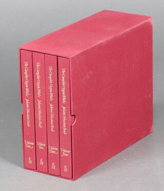 Bach Johan Sebastian, sheet music, "The Complete Organ Works" edited by Alan Ridout contained in 4 cloth bound volumes 