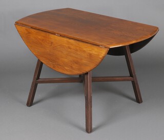 Ercol, an drop flap dining table 70cm h x 112cm x 60cm 