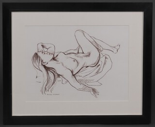 Ronald Cameron (British 1930-2013), pastel signed, study of a reclining naked lady 36cm x 49cm 