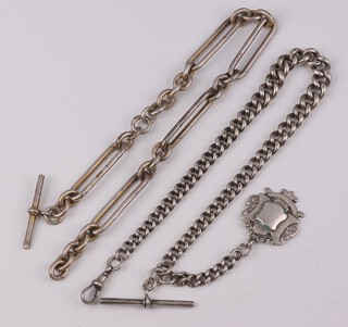 Two silver alberts. 125 grams 
