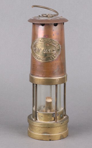 The Lion House lamp company, a miners safety lamp no.863 