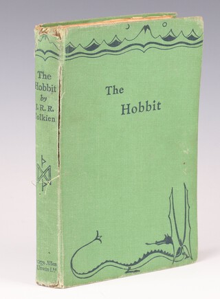 Tolkien J R R, The Hobbit, third impression 1942, London Allen and Unwin Ltd., bound in green cloth  