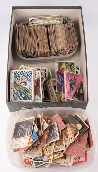 A collection of trade and advertising cards and postcards for Nectar Tea Company, Prices Candles and Scotts Emulsions, subjects to include Nectar The Story of Tea, Scotts Fishing and Prices War postcards 