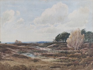Edwin Lawson James Harris (British, 1891-1961) West Chiltington, watercolour, signed, 37cm x 49cm, within a gilt frame.	