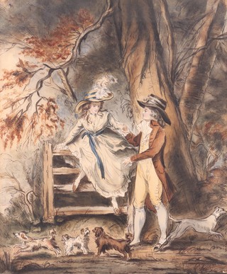 W Williams, "Courtship" & "Matrimony" a pair of 19th Century lithographs, 35cm x 30cm