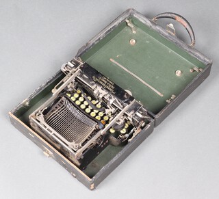 The Corona Typewriter Company, a portable manual typewriter, cased 