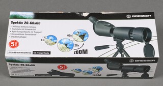 A Bresser spotting scope, boxed