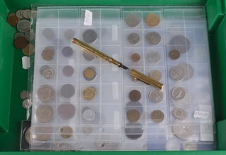A quantity of various world coinage (the pen in the photograph is not with this lot) 