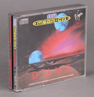 A Sega Mega-CD game - Dune, boxed and with instructions