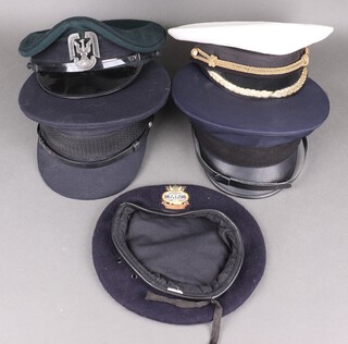 A Merchant Navy cap and others 	  		 

