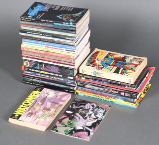 A large collection of graphic novels, DC Marvel etc, to include Alan Moore novels, Batman, Superman etc 